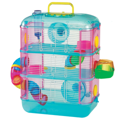 Triol клетка для мелких животных с переходами, эмаль, 400*260*530мм