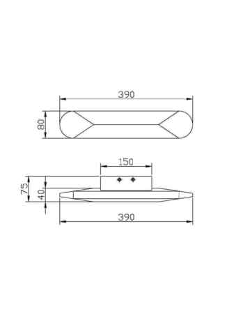 Настенный светодиодный светильник Maytoni Motion MOD276WL-L8W3K