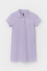 Платье  для девочки  КР 5866/пастельно-лиловый к457