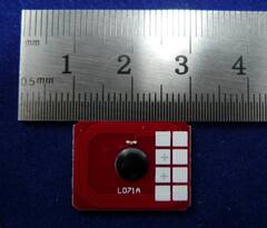 Чип для тонер-картриджа OKI C833/C843. Цвет желтый. Ресурс 10K