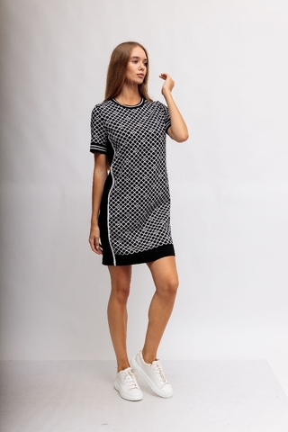 Marc Cain Sports Платье трикотажное с фирменным узором
