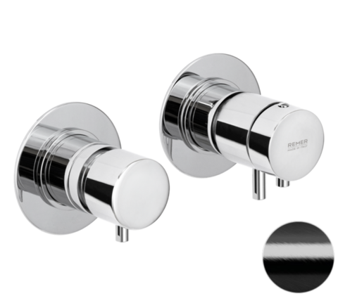 Remer X Style XT96D3CFP Смеситель термостатический для душа, черный брашированный хром