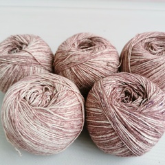 Хлопок интерьерный ручного окрашивания Home Denim Cotton 500гр, 400м/100гр, 312 Темный розовый