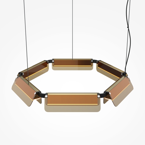 Подвесной светодиодный светильник Maytoni Flat MOD296PL-L40BC3K