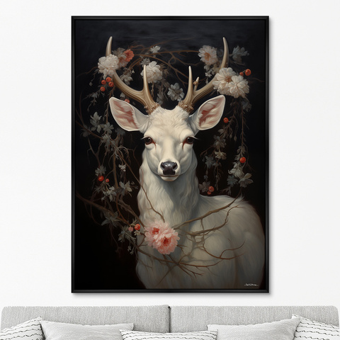 ArtNoMore - Репродукция картины на холсте Magic Deer, No 2, 2024г.