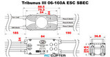 ESC регулятор мотора Scorpion Tribunus III 06-160A ESC SBEC