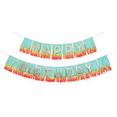 Гирлянда разноцветная "Happy Birthday"
