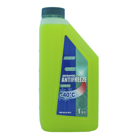 Антифриз ABRO зелёный 1л AF-551-L