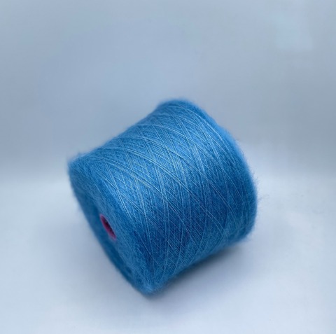 Filati Venezia (пр.Италия),art-Kid silk, 900/100гр, 70%Супер кидмохер, 30%Шелк, цвет-Темно-голубой, арт-34926