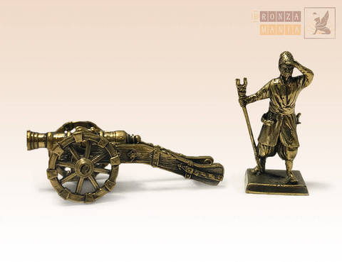 фигурка Казак сечевой с пушкой