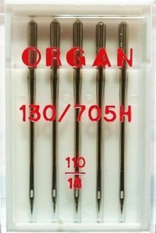 ИГЛЫ ORGAN СТАНДАРТНЫЕ № 110, 5 ШТ.