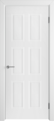 Межкомнатная дверь Роял 2 / Цвет Белый / Двери Верда