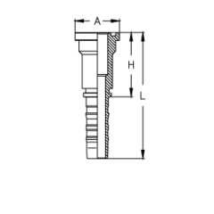 Фитинг DN 20 SFS 1 47.6 CS TIEFFE