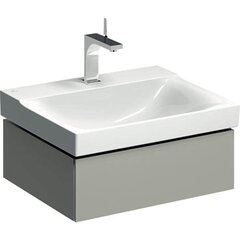 Шкафчик для раковины Geberit Xeno², с одним выдвижным ящиком: B=58см, H=22см, T=46.2см, Серый / Матовое покрытие фото