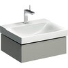 Шкафчик для раковины Geberit Xeno², с одним выдвижным ящиком: B=58см, H=22см, T=46.2см, Серый / Матовое покрытие
