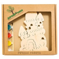 Развивающая игрушка"Сказочный замок"с красками