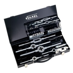 Набор метчиков и плашек M3 -M12 HSS-G 37пр Volkel 49107