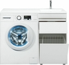 Aquanet 239299 Тумба c раковиной Токио 110 R напольная 1 ящик, б/к цвет белый глянец (239299)