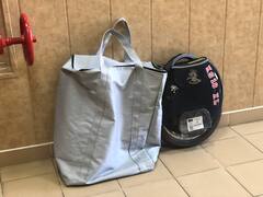 Негорючая сумка для хранения моноколес MONO-NG (серая) 40х60х70 см