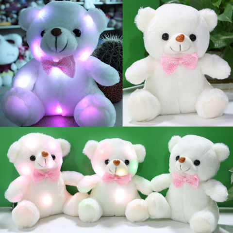 Teddy Bear 7 Colors Changing Light Up Plush