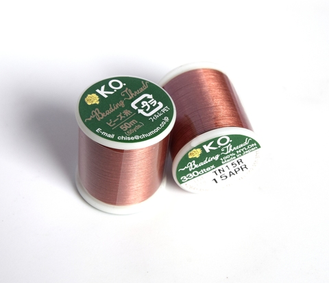 Apricot. Размер В. Нитки для бисероплетения KO.