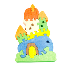 Развивающая игрушка"Сказочный замок"с красками