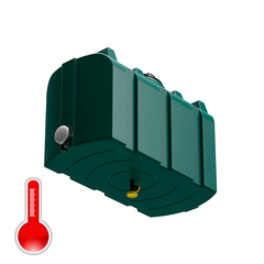 Бак для душа серии «R» 200 л  зеленый с подогревом, с лейкой, с уровнемером Полимер-Групп(1030x480x690см;11кг;зеленый) - арт.559264.2