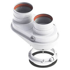 Патрубок подключения котла Viessmann для перехода с 60/100 на 80/80