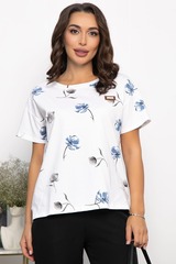 Футболка Мэнси (белая) Б14126-4М LT Collection