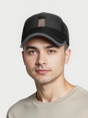 Картинка кепка Skully Wear BQM-520 black - 5