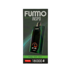 Одноразовая электронная сигарета Fummo GTS 18000 - Ягоды Хвоя Мята (18000 затяжек)