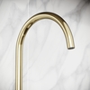Sancos Taper SC4012BG Смеситель для кухни с краном для фильтрованной воды, цвет: брашированное золото