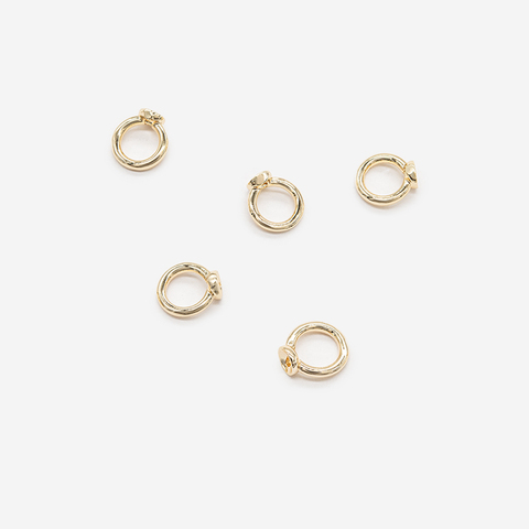 Концевик-шапочка с кольцом 8*7,5мм, позолота