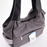 Сумка Саломея 890 мульти итальянский серо-черный