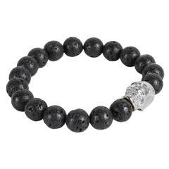 Bracelet skull Pierre Véritable / Черный