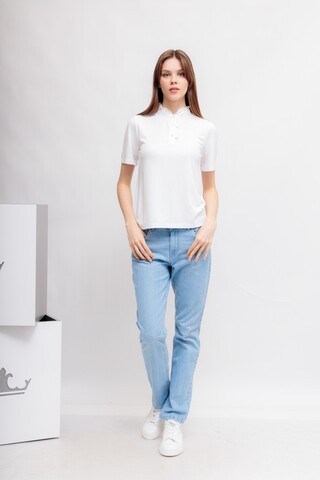 BUGATTI Поло с отделкой рюшами