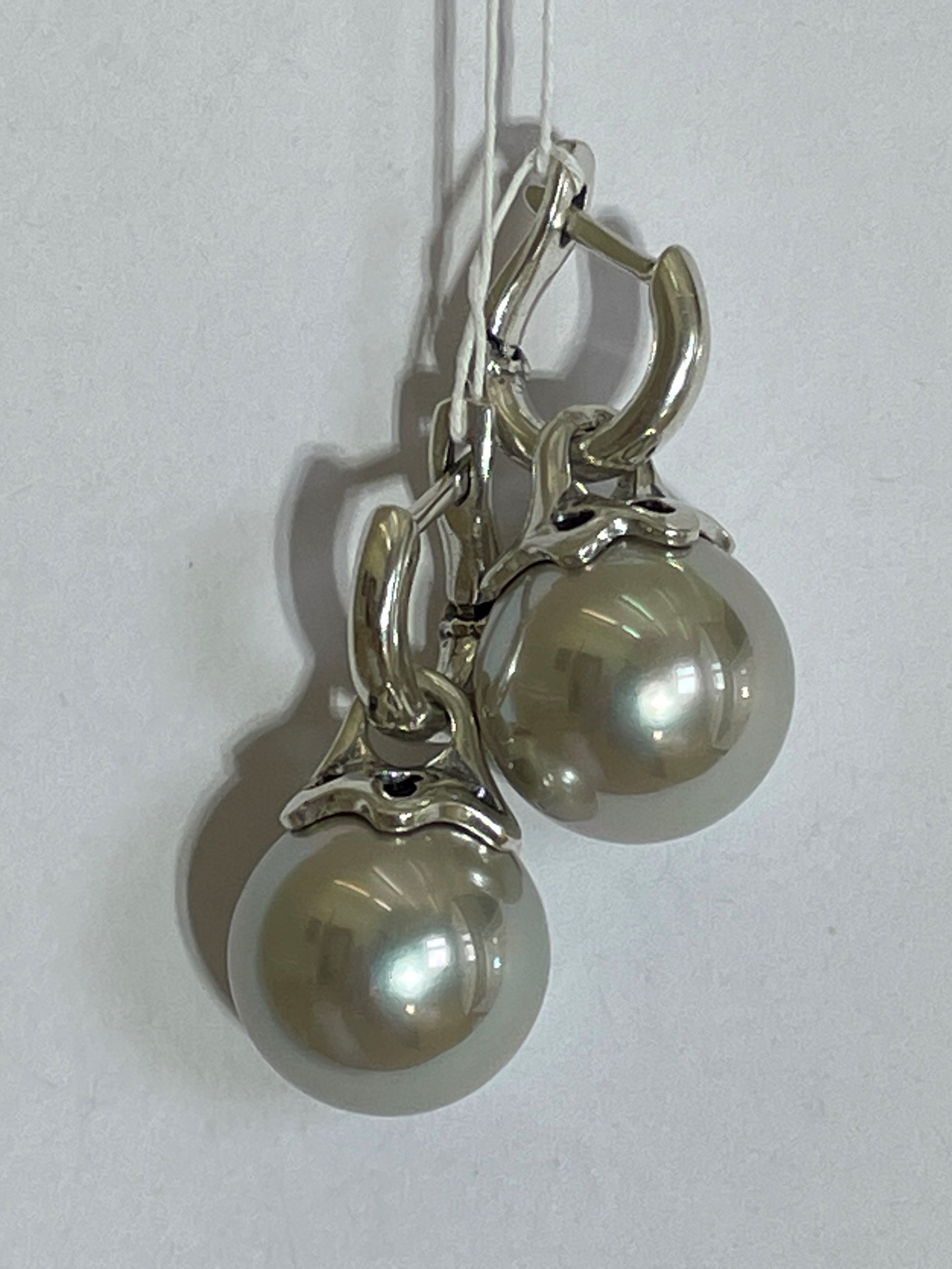 Таити (серьги из серебра)