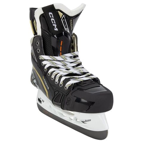 Коньки CCM TACKS AS-V PRO SR 7 TAPERED с лезвиями STEP BLACKSTEEL