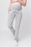 Спортивные брюки для беременных и кормящих 12358 серый