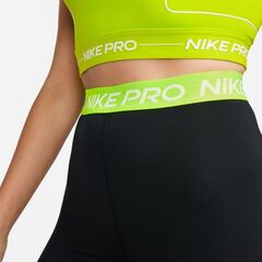 Леггинсы Nike Pro 365 Tight 7/8 Hi Rise - black/volt/white