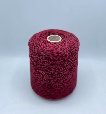 Iafil+Sessia (пр.Италия). 825м/100гр, 100%Хлопок, цвет-Красно-черный, арт.27477