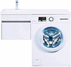 Aquanet 239208 Тумба с раковиной Токио 110 L подвесная 1 ящик цвет белый глянец (239208)