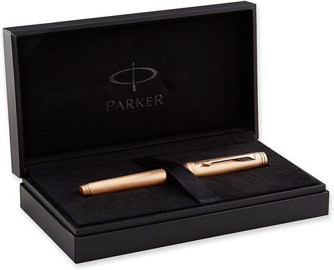 Ручка-роллер Parker Premier Monochrome T564, цвет: Pink Gold PVD (S0960810)