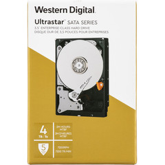 Диск Western Digital 4TB Ultrastar 7200 rpm SATA 3.5