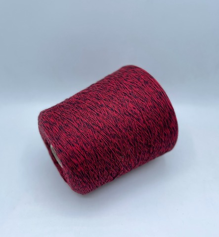 Iafil+Sessia (пр.Италия). 825м/100гр, 100%Хлопок, цвет-Красно-черный, арт.27477