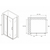 Abber Sonnenstrand AG04100MS-S75M Душевой уголок, 100x75x195