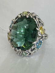 Рококо (кольцо из серебра)