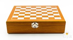 Набор Шахматы с флягой 230 мл (8 унций), 7 предметов, фото 4