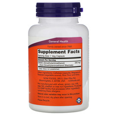Now Foods, ДМАЭ, 250 мг, 100 растительных капсул