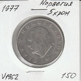 V1962 1977 Норвегия 5 крон